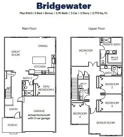Bridgewater marketing floor plan