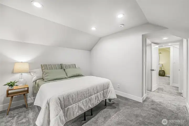 second floor primary with private bathroom