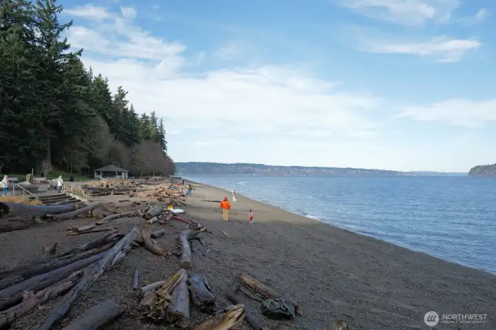 Saltwater beaches not far away!