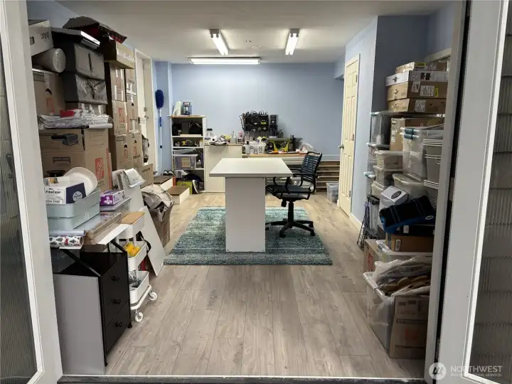 Converted Garage Workout Area, Storage/Bonus Space