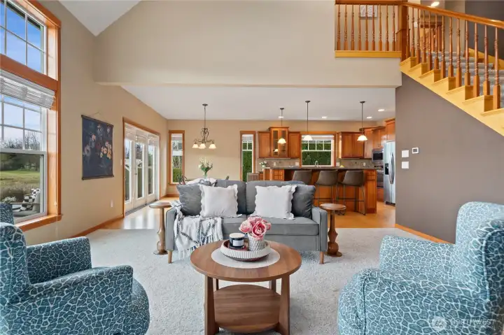 Big open living room