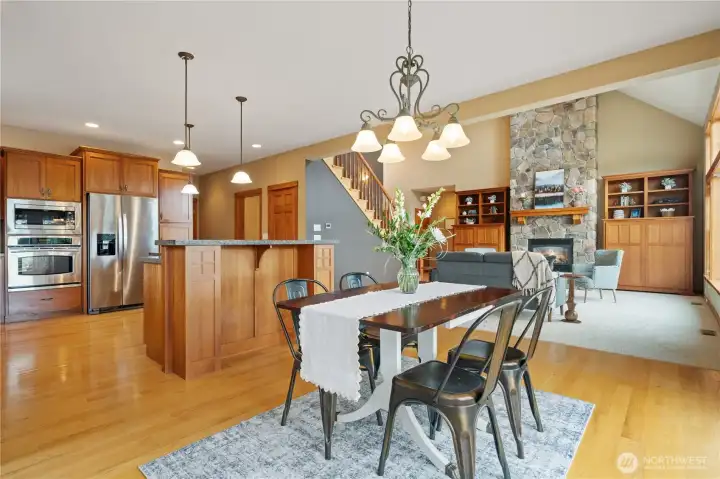 Large kitchen with tons of storage