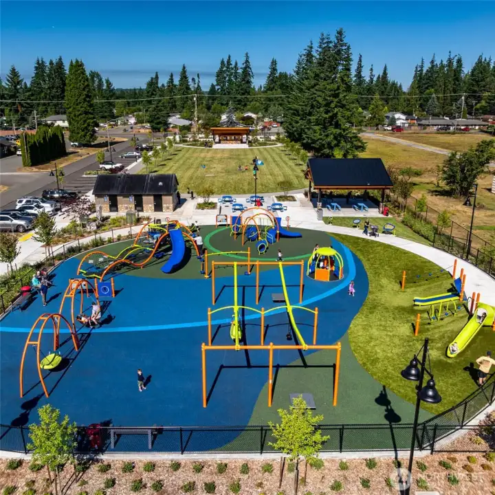 Smokey Point Community Park across the street