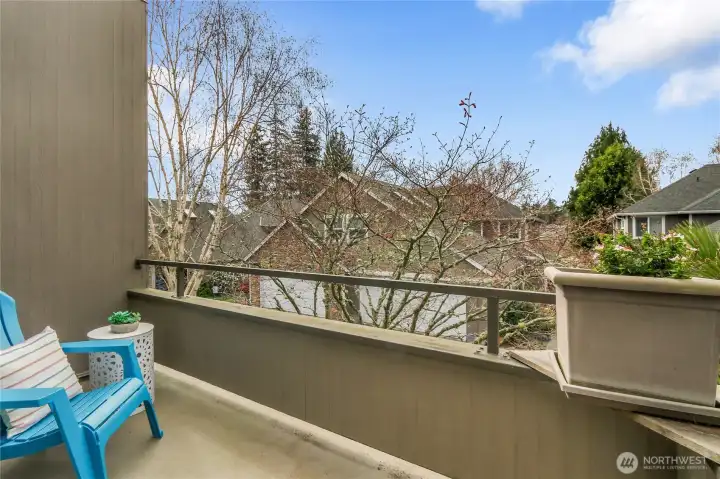 Personal deck off primary suite!