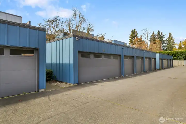 Personal 2-car garage in front of unit