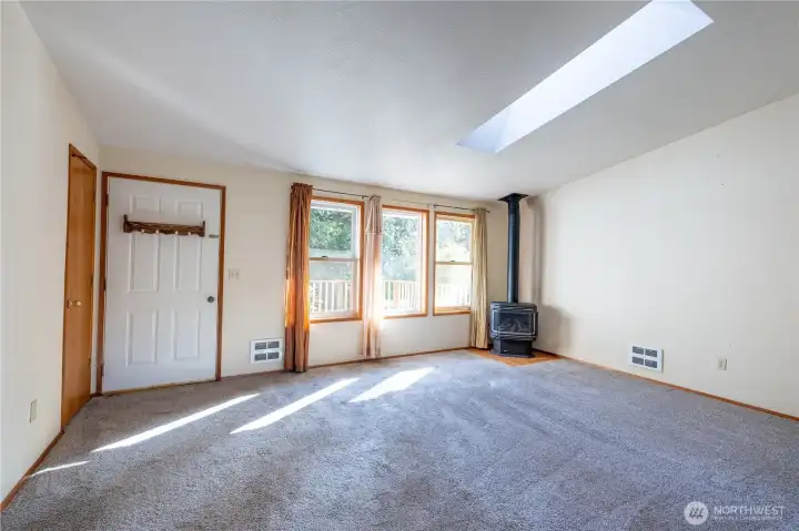 Family room from the dining room