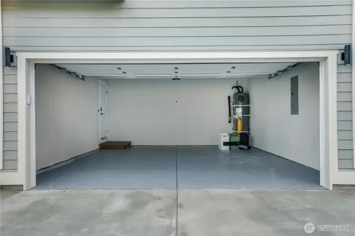 Roomy 2- car garage for your vehicles, toys and storage