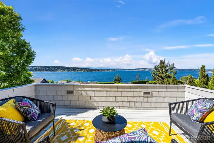 Deck off the living room