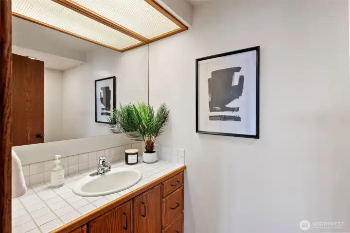 Main floor half bath