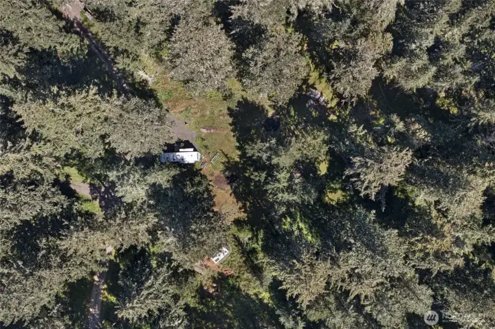 Existing RV pad allows for immediate enjoyment while planning your custom island getaway on this secluded San Juan Island parcel.