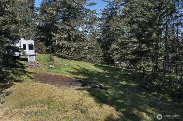 Existing RV setup offers immediate usability and flexibility while planning your future home or seasonal escape.