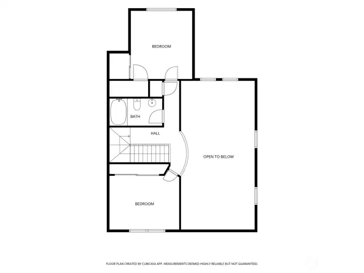 Upper floor lay-out Upper floor lay-out