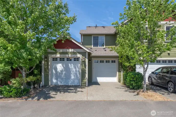 The garage is at the back of the home along an easily accessible alleyway. The garage is at the back of the home along an easily accessible alleyway.