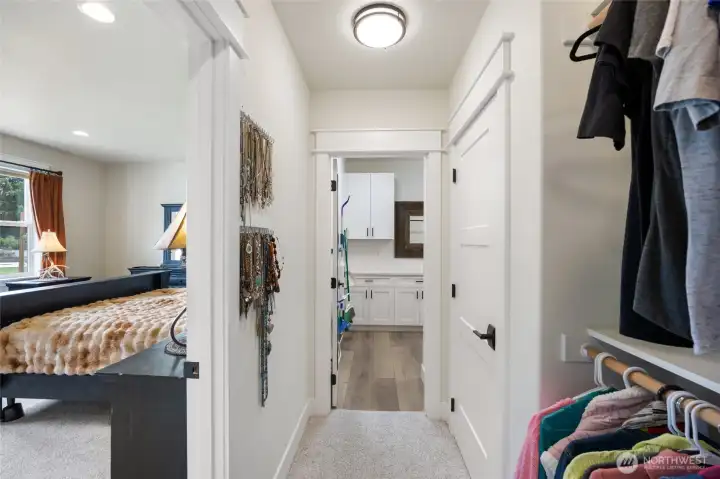 Primary closet