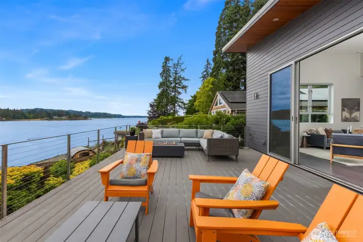 Looking to the southwest from the deck