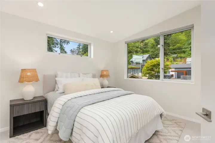 The upper west bedroom.