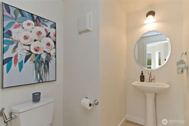 Half bath downstairs. Half bath downstairs.