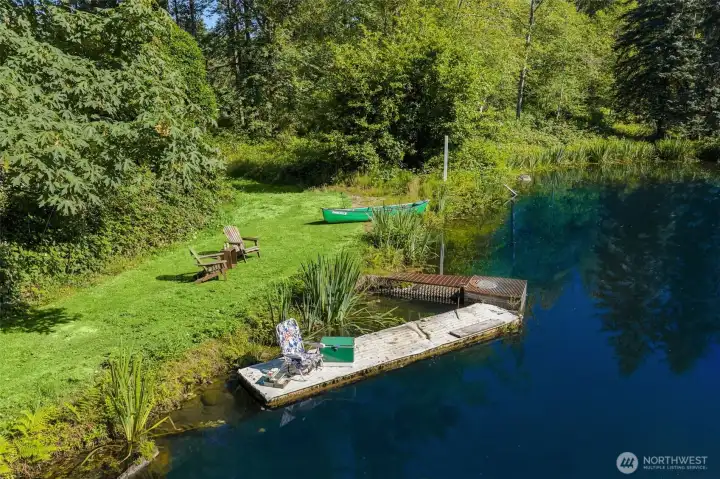 Dock and Floating Raft are included with sale Dock and Floating Raft are included with sale