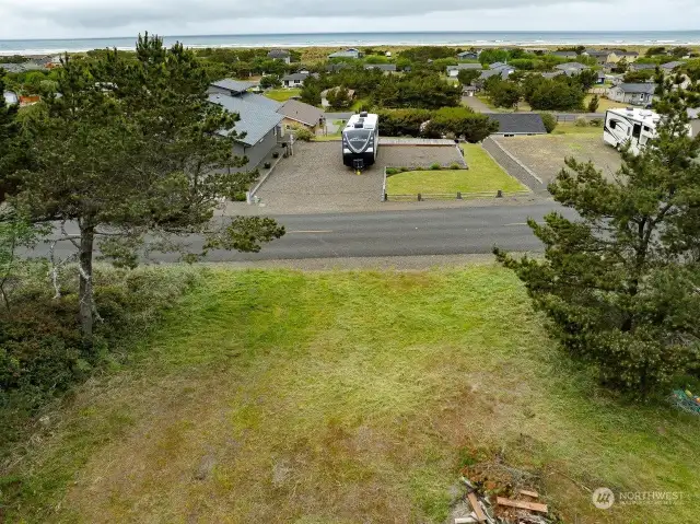High on the ridge, this 3-bedroom septic lot is just waiting for the house of your dreams added.  View of the ocean from 24ft.