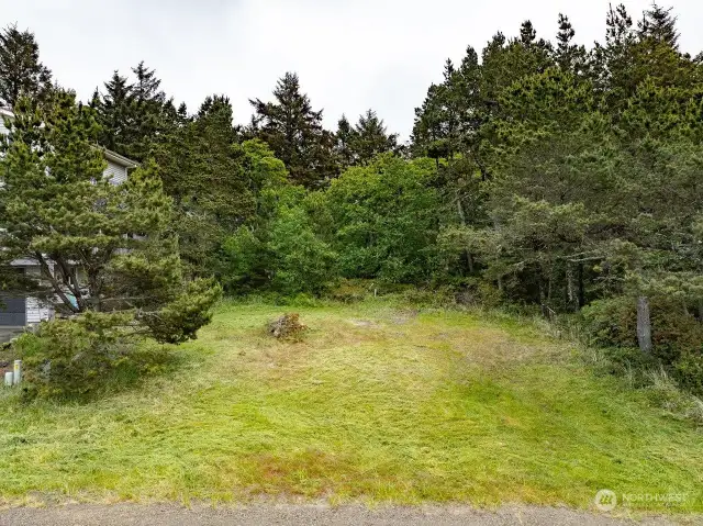 Lot is 60' x 148', forest on the east side of the lot. Plenty of room for a two- or three-story home.