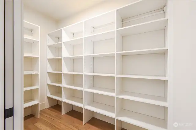 Huge Walk-In Pantry.