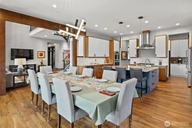 Dining and Kitchen area.