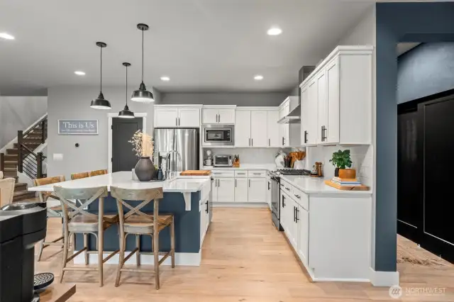 This kitchen is stunning