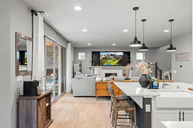 This main floor is perfect for entertaining