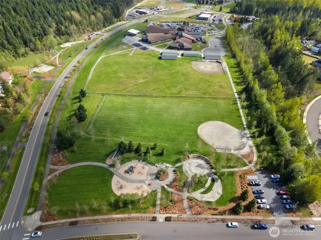 Tehaleh has so much to offer. 40+ miles of trails, 14 parks, cafe, 7/11 and Wendys and it is still growing!