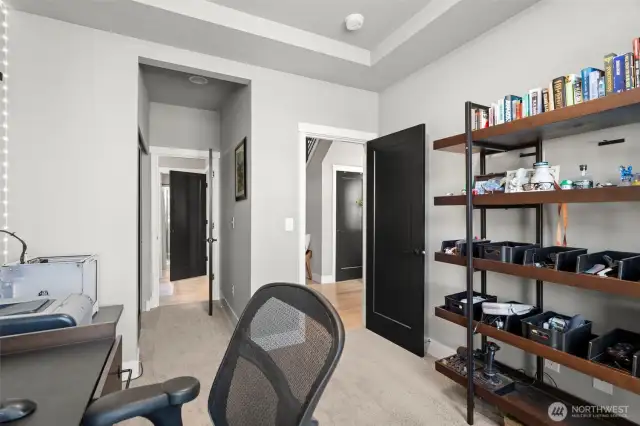 Large Closet leads to bathroom