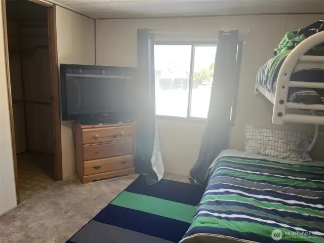2nd spare bedroom with walk in closet