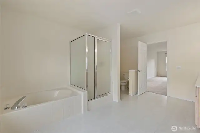 Primary bedroom bathroom