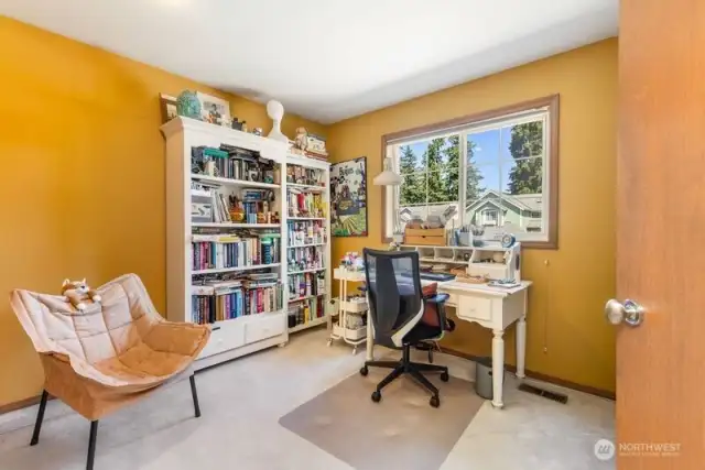 1 of the 3 guest bedrooms currently being used as an office.