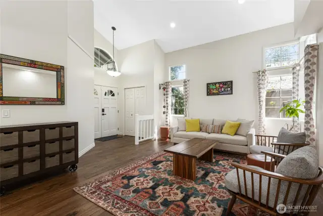 Vaulted ceilings provide great feeling of space and light!