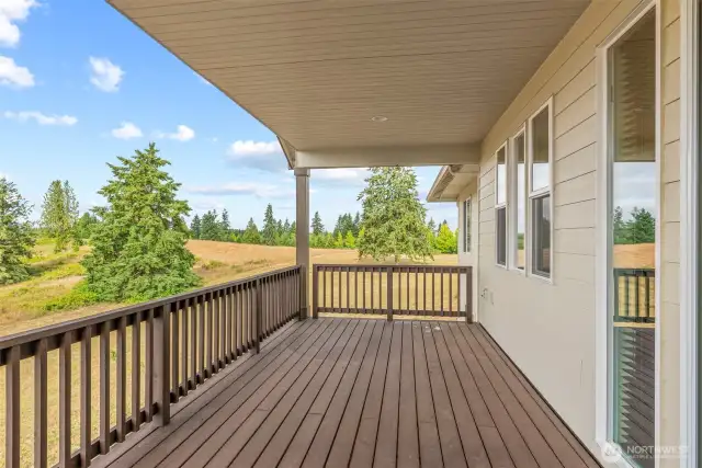 2nd level deck off living room.