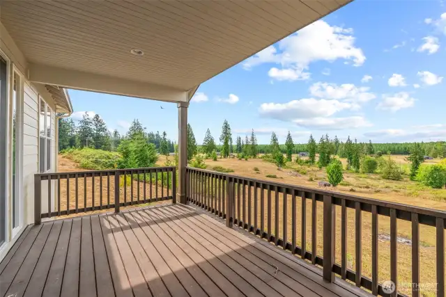 View from deck