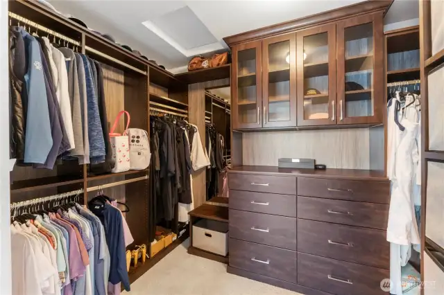 Closet with custom built-ins