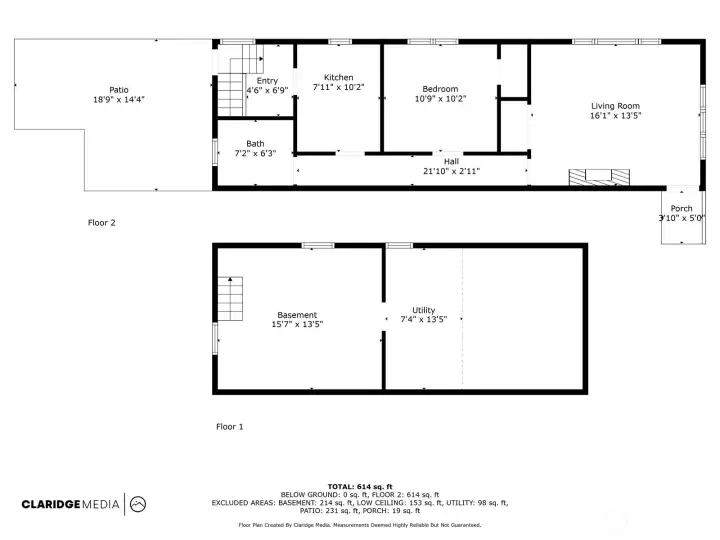 Both units have this floor plan
