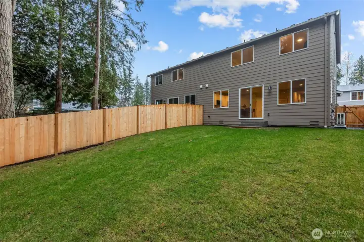 Located off road, and on a small greenbelt for privacy and beauty. Fully fenced private back yard! The 2nd largest lot in the subdivision.