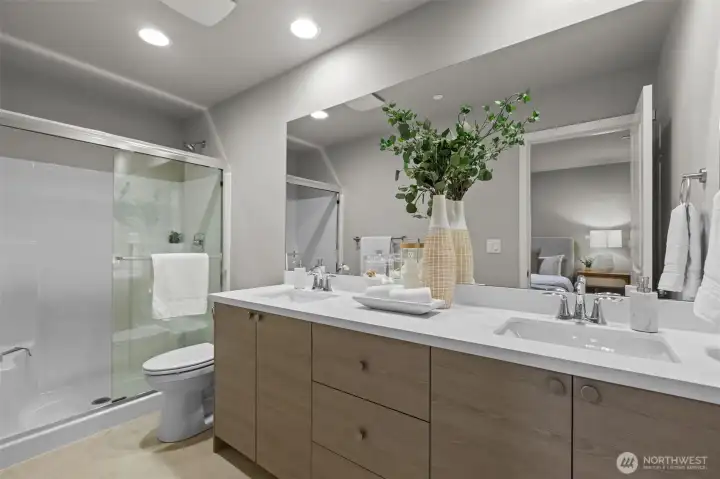 Interior pictures are of the model home. Individual home may vary in floorplan orientation and color scheme.