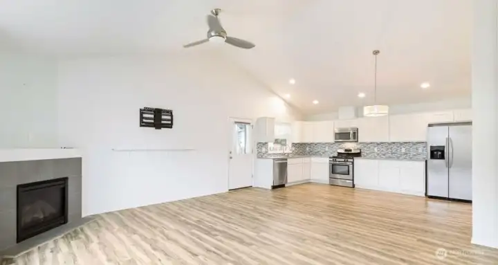 Open concept floor plan is ideal for entertaining.