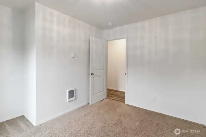 3rd finished room with closet