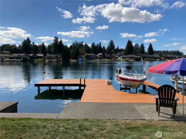 2 Boat lifts included. 1 larger as shown, 1 smaller.