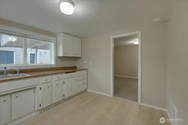 Unit #4. All units exception of unit #3. Had new cadets forced air heater's installed w/ thermostats as shown on right.