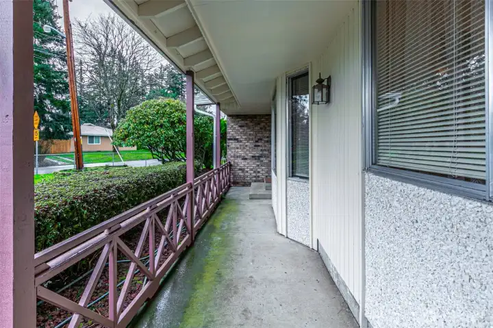 Walkway to front door