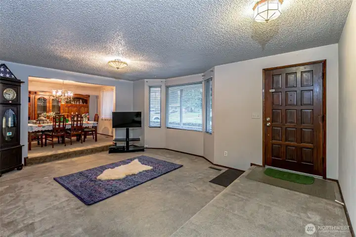 Inside the front door