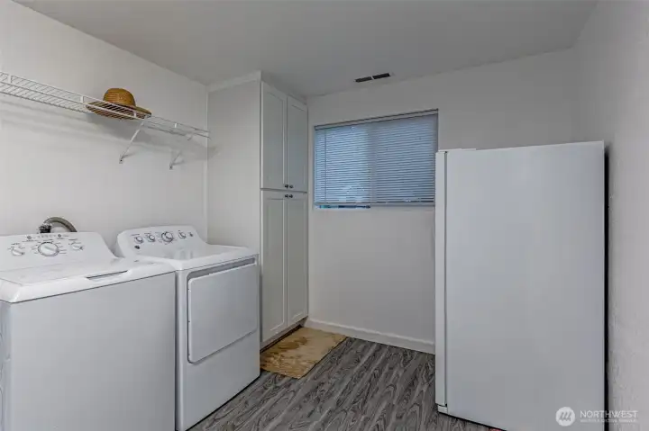 Washer/Dryer stay  Freezer does not convey