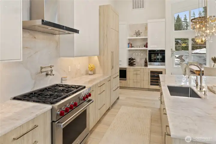 The Dacor wine dispenser is sure to bring cheer to all your guests.