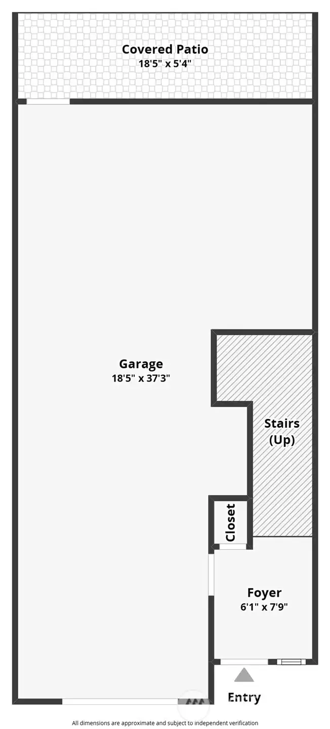 Entry level with large tandem garage, shop, storage or workout space and EV charger plug in.