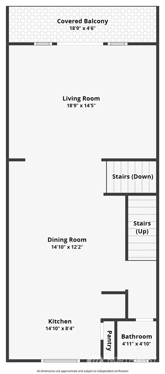 Main level with spacious kitchen, pantry, and great room.